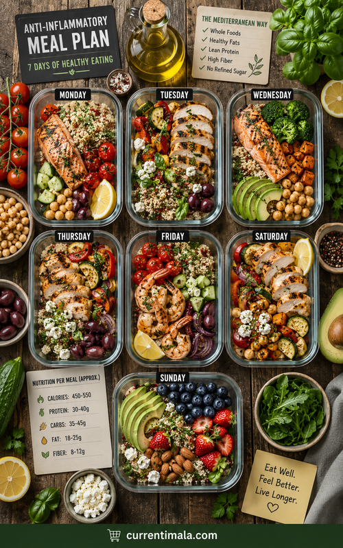 Anti-Age Mediterranean Diet for Longevity