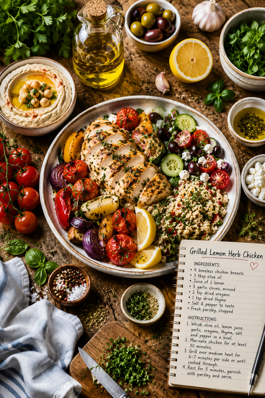 Anti-Age Mediterranean Diet for Longevity