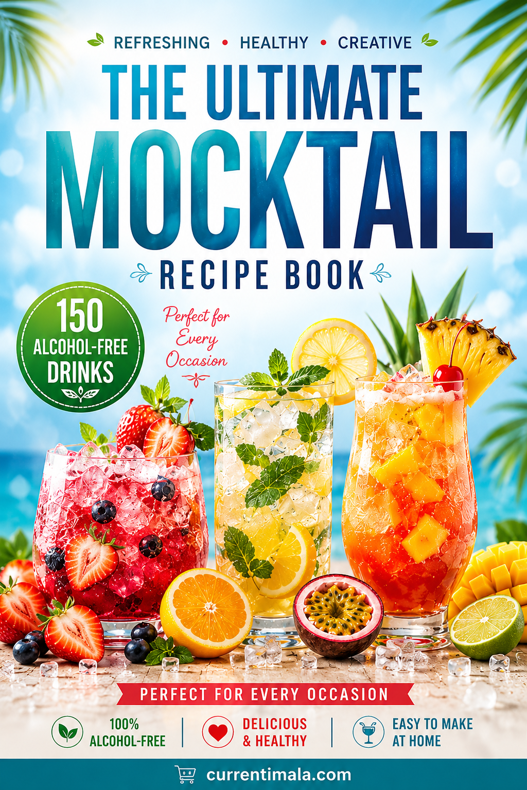 Ultimate Mocktail Recipe Book | Refreshing Alcohol-Free Drinks for Every Occasion