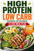 High Protein Low Carb Cookbook | Easy Healthy Recipes for Energy, Strength & Weight Management